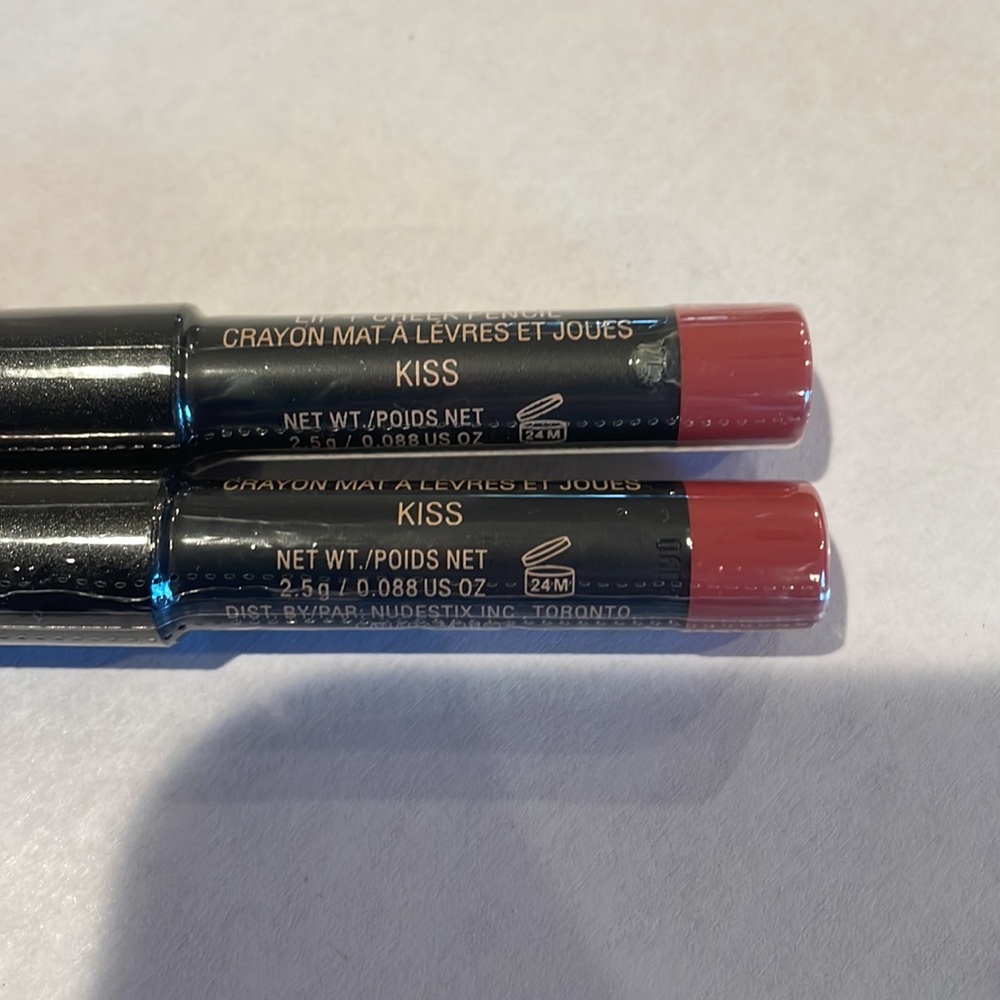 Nudestix x 2 “Kiss” Lip & Cheek Pencil - Picture 2 of 4